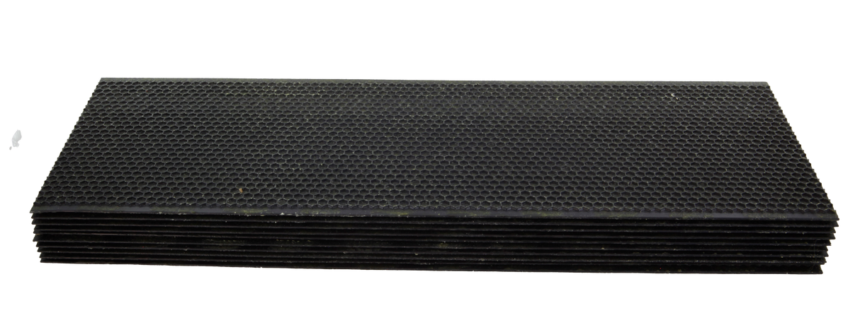 8 Pack Bug Farmer™ Medium Langstroth Frame with Waxed Plastic Foundation. (Unassembled)