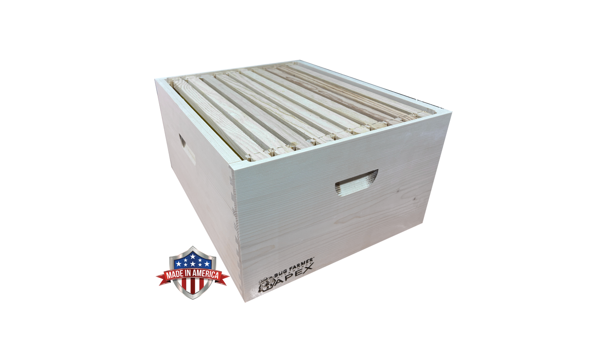 Bug Farmer™ Hiveworks APEX 10 Frame Deep Super With Frames