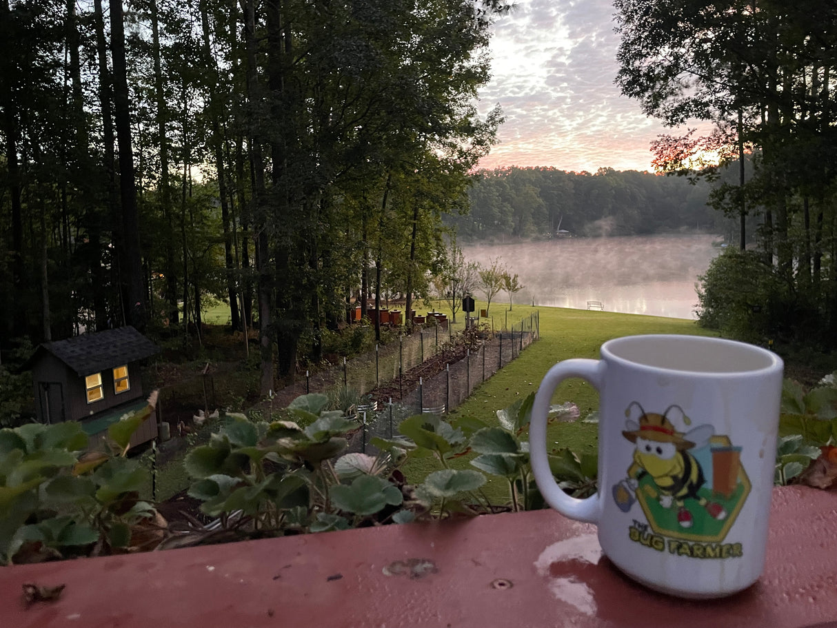Bug Farmer™ 15 Ounce Ceramic Coffee Mug