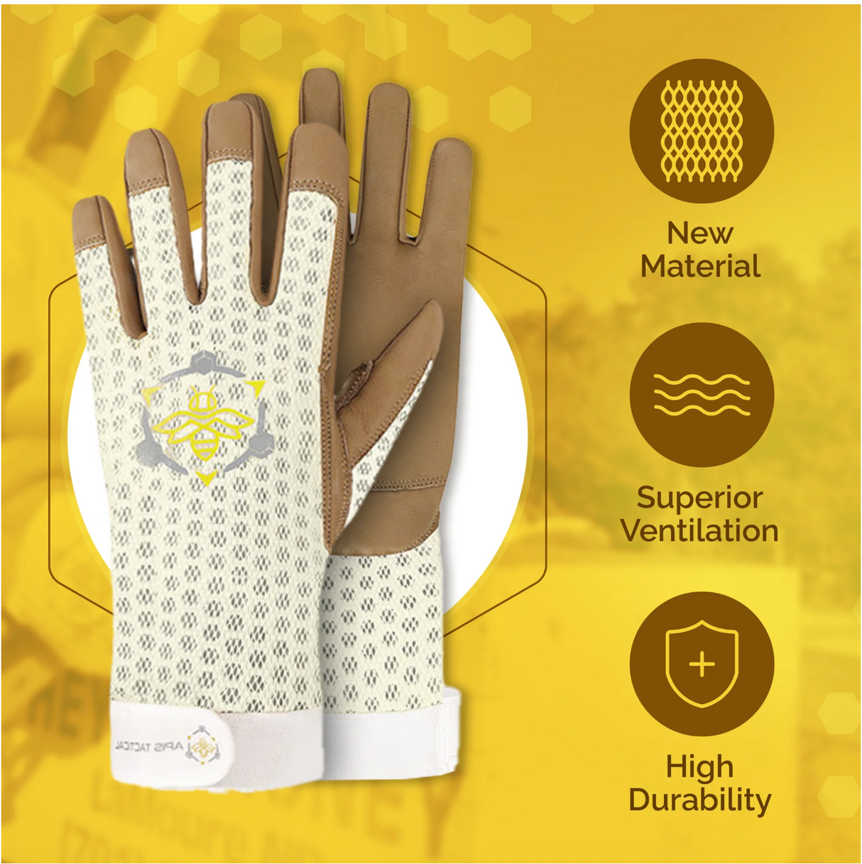 APIS TACTICAL HEAVY DUTY BEEKEEPING GLOVES