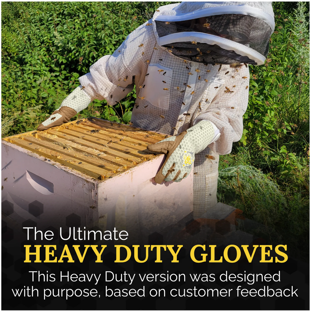 APIS TACTICAL HEAVY DUTY BEEKEEPING GLOVES