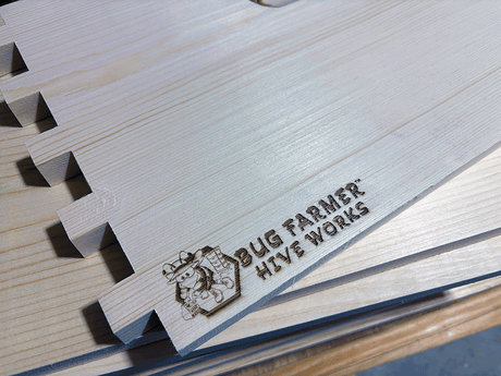 New made in the U.S.A. Bug Farmer™ HIVEWORKS Deep and Medium Supers Now Available.