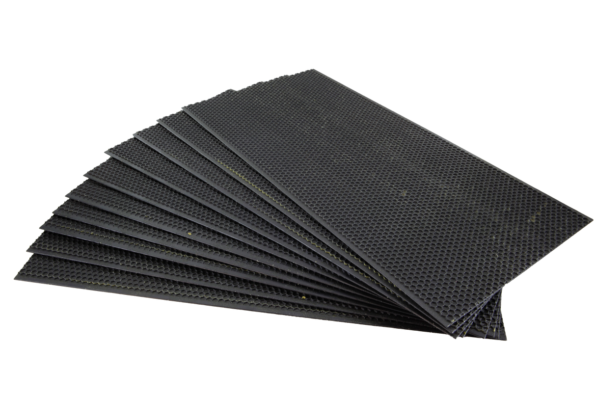 10 Pack of Bug Farmer™ Waxed Deep Beehive Foundation