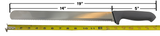 14" Premium Serrated Edge Uncapping Knife - Ultra-Sharp Stainless Steel
