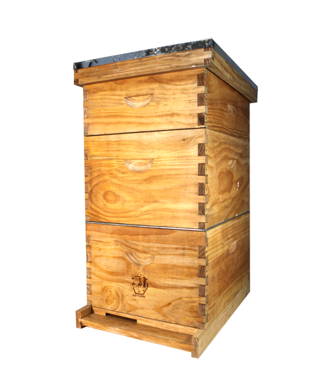 Bug Farmer™ 8 Frame Standard Double Deep Hive + Medium Honey Super