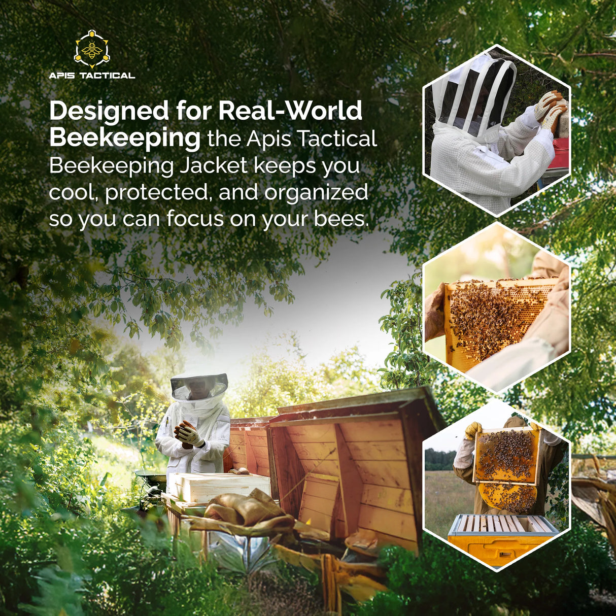 APIS TACTICAL PRO VENTILATED BEEKEEPING JACKET