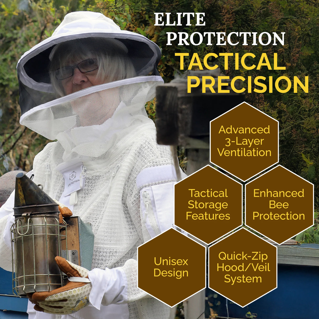APIS TACTICAL PRO BEEKEEPING ROUND HOOD